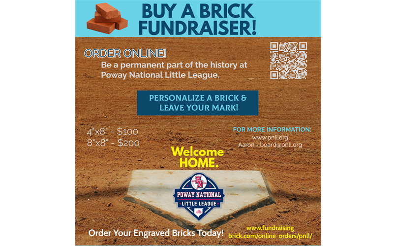 Brick Fundraiser for PNLL